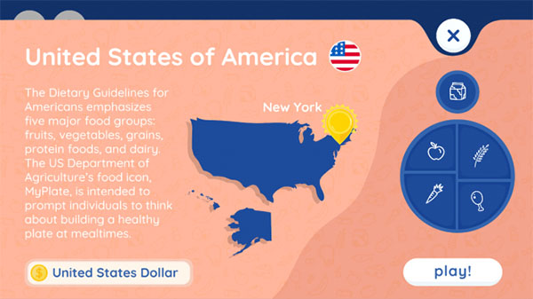 Pick Your Plate! Game Screen